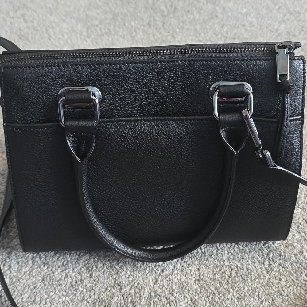 Calvin Klein Embroidered Satchel Crossbody Bag - Picture 5 of 10